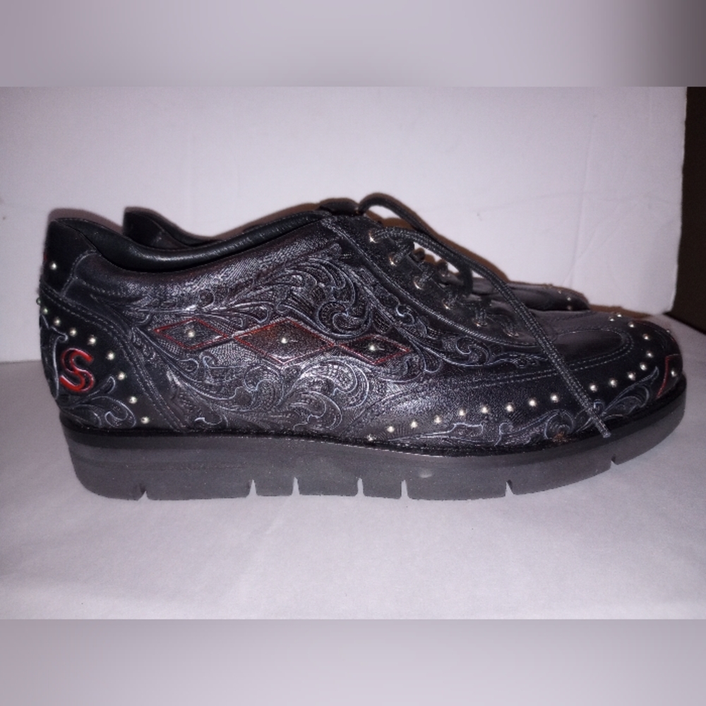 Men Warren Edwards Black shoes Sz9